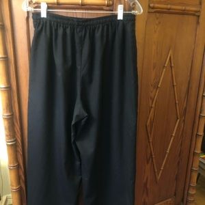 Eskandar wool high rise pants midnight blue Sz 1